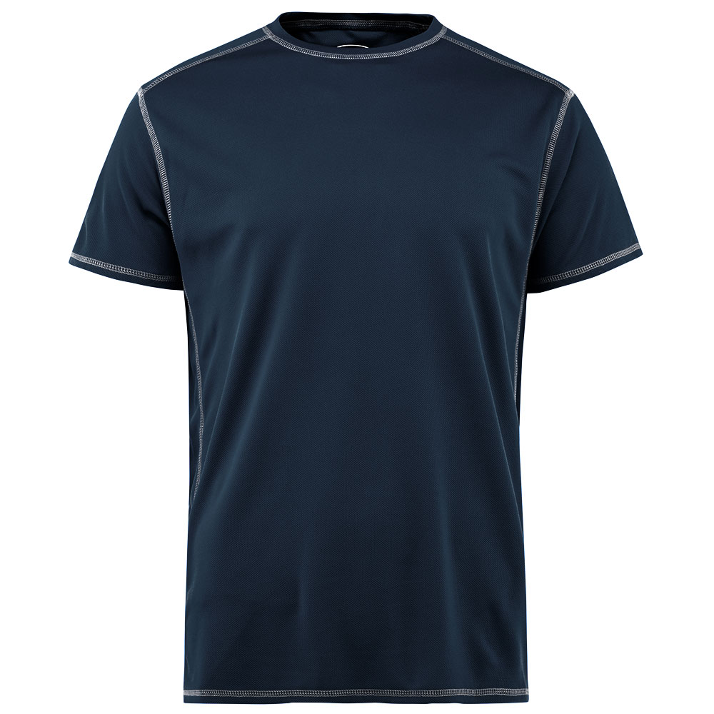 Teknisk polo i marineblå