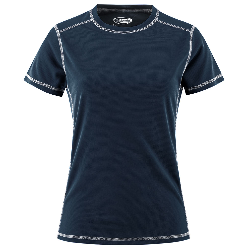 10009_58_front_low Teknisk damepolo i marineblå