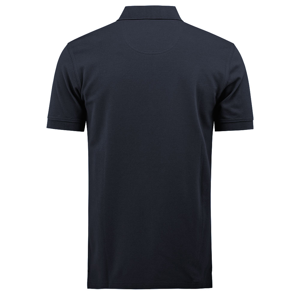 Unisex polo i marineblå