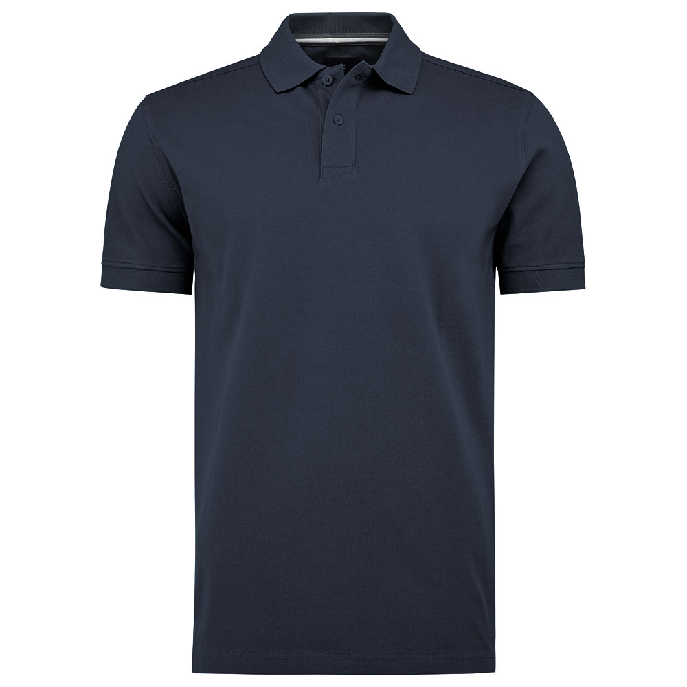 Unisex polo i marineblå