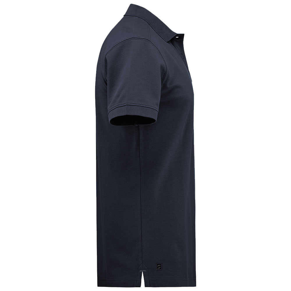 Unisex polo i marineblå