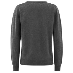 Grå strikket cardigan for dame