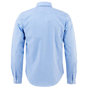 Blårutet herreskjorte