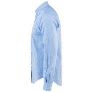 Blårutet herreskjorte