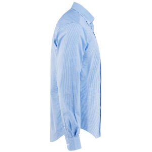 Blårutet herreskjorte