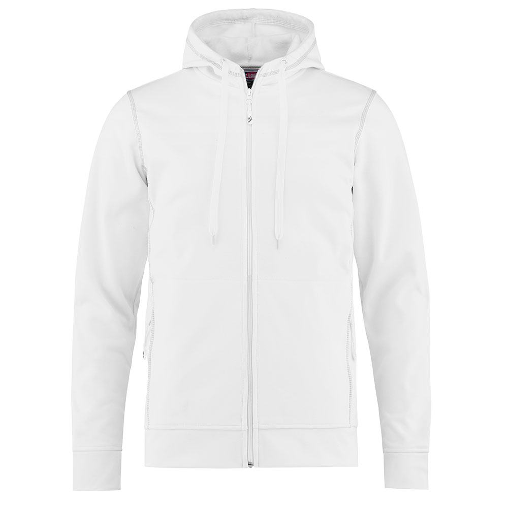 Hvit double face jakke