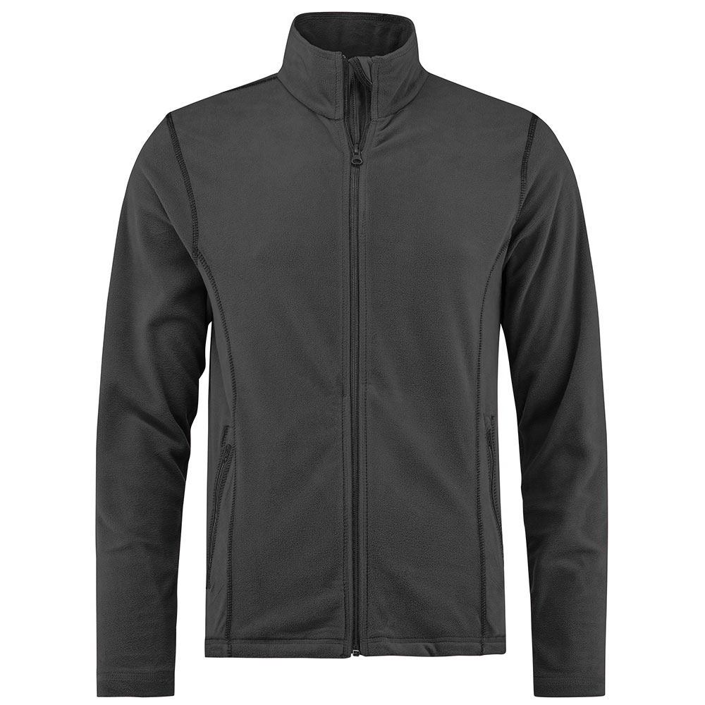 10077_96_front_low Grå unisex fleecejakke