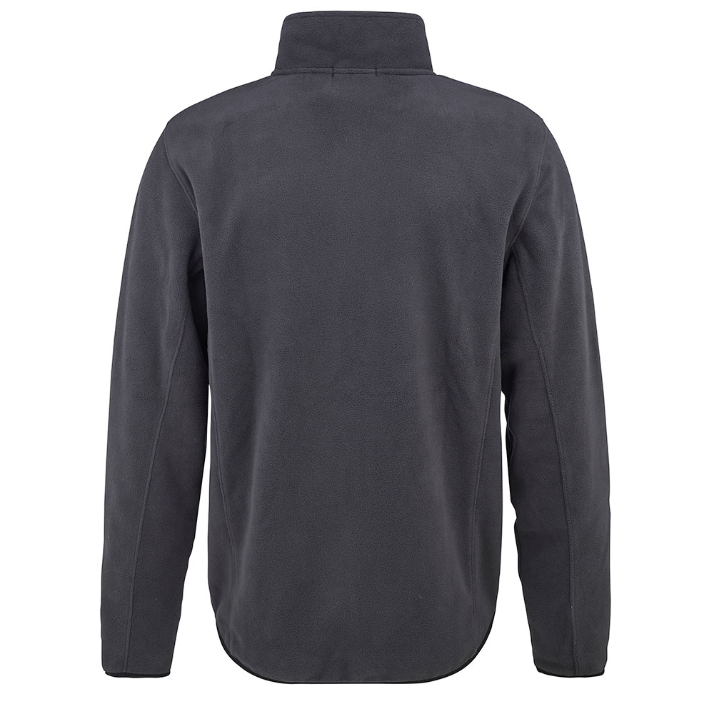 Grå unisex fleecejakke