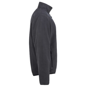 Grå unisex fleecejakke