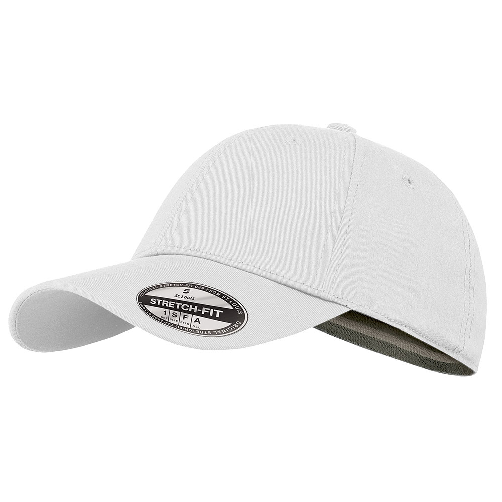Hvit stretch cap