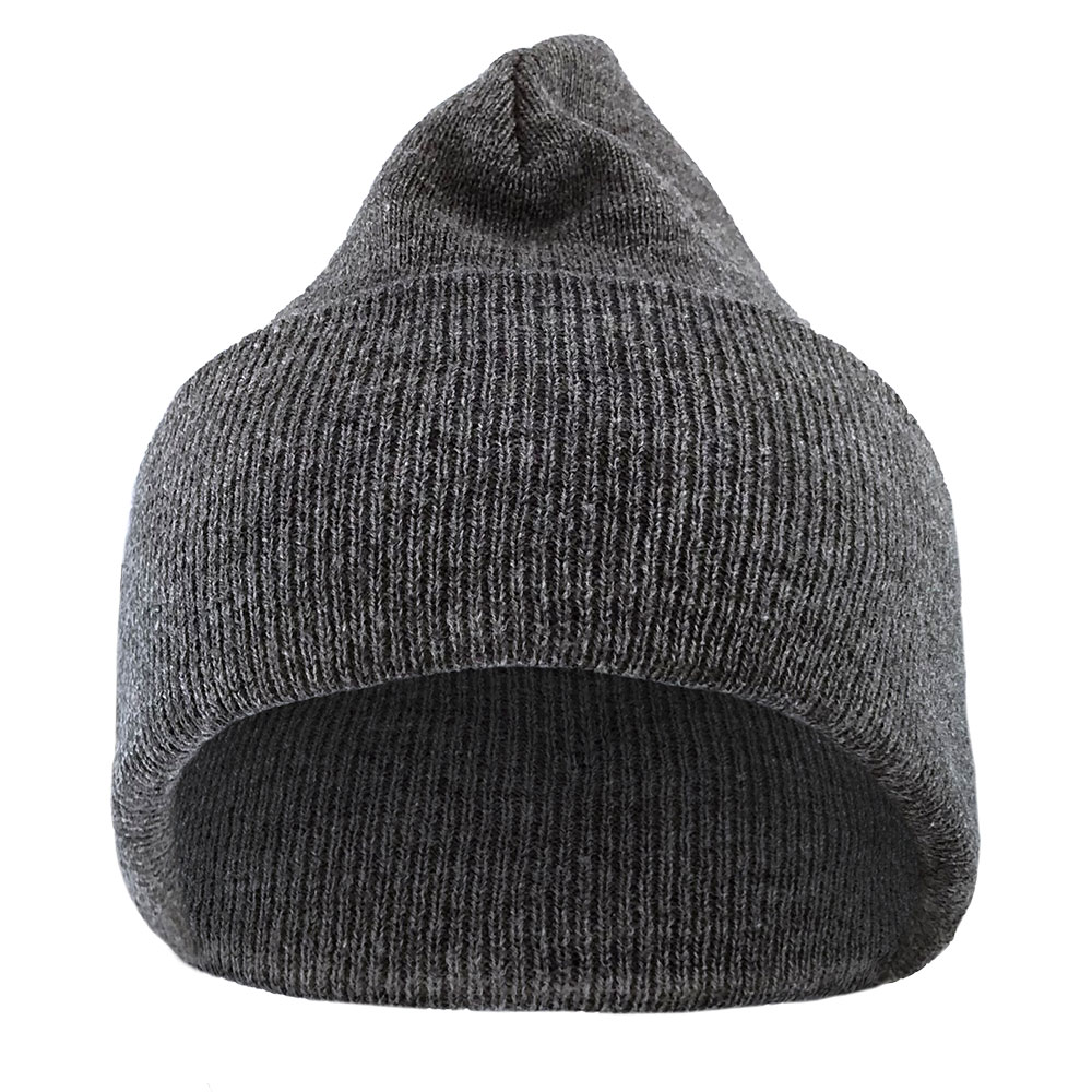 Strikket lue i resirkulert polyester med cuff